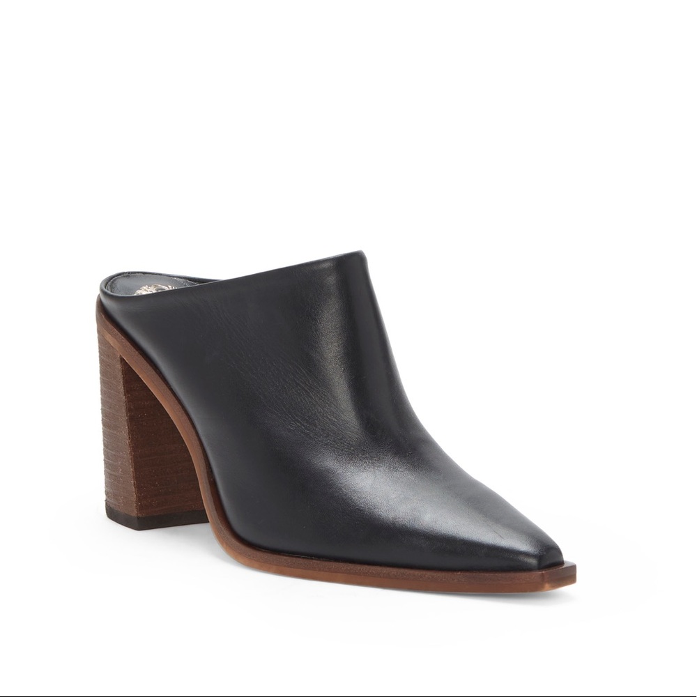 Vince Camuto block heel mules